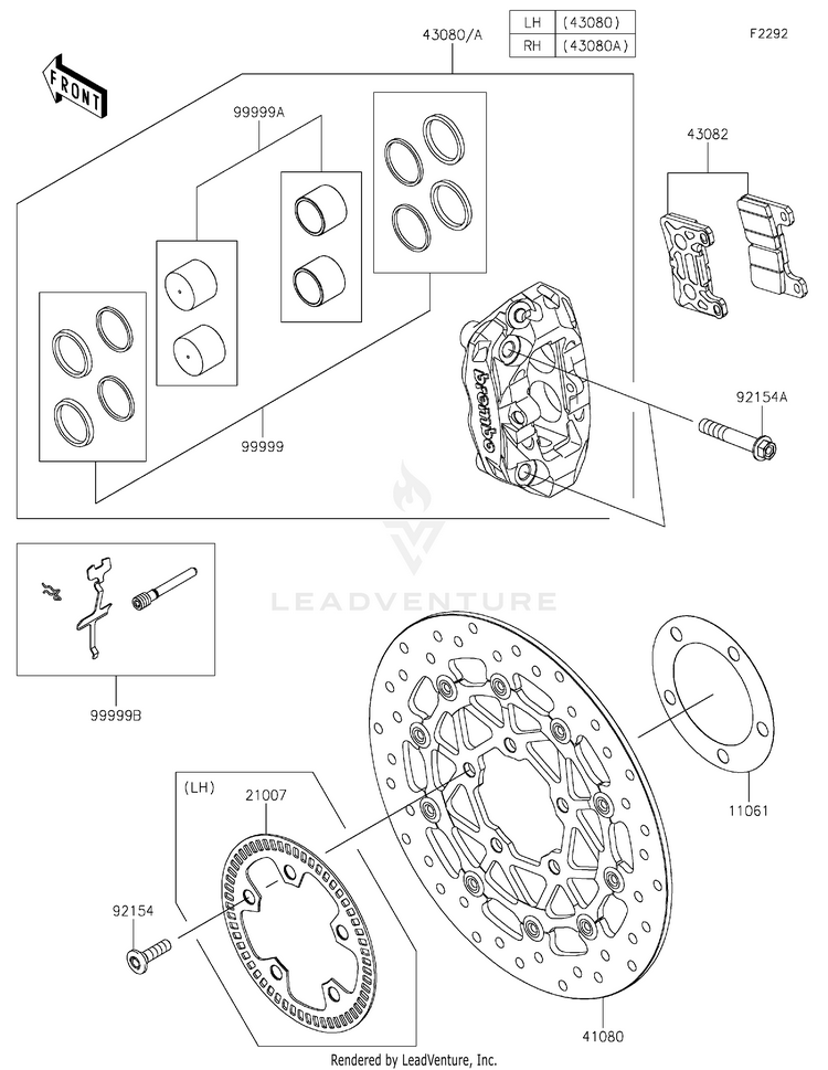 Front Brake Schematic