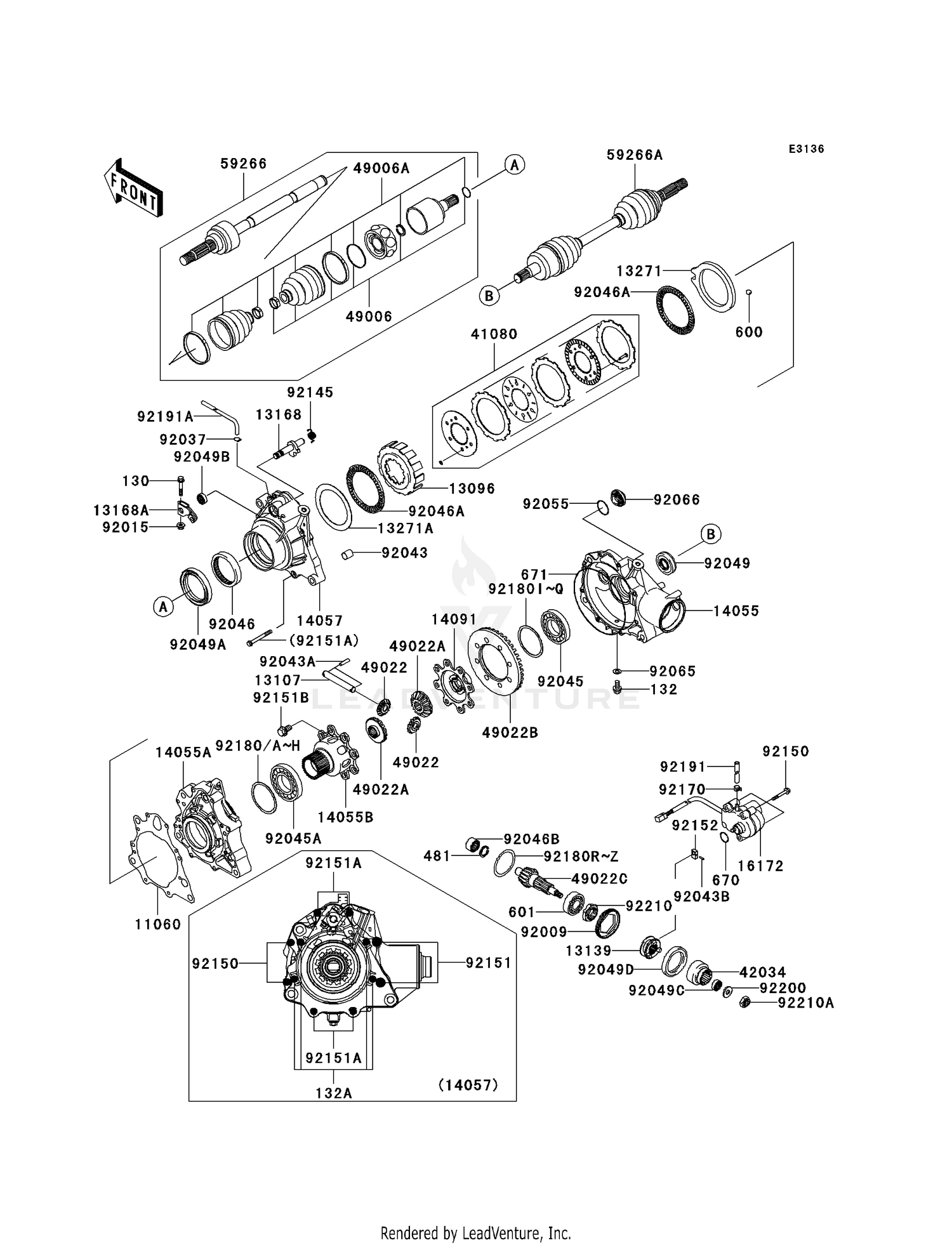 DRIVE SHAFT-FRONT