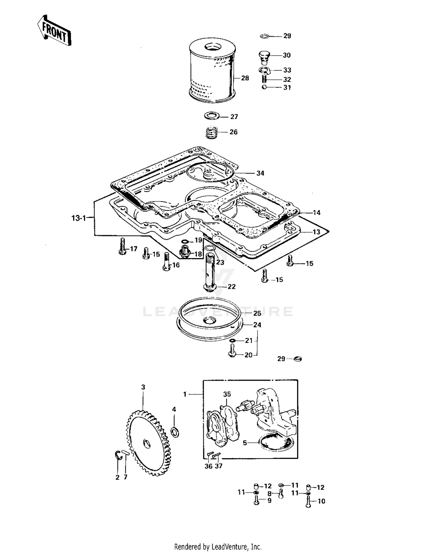 OIL PUMP/OIL FILTER/OIL PAN