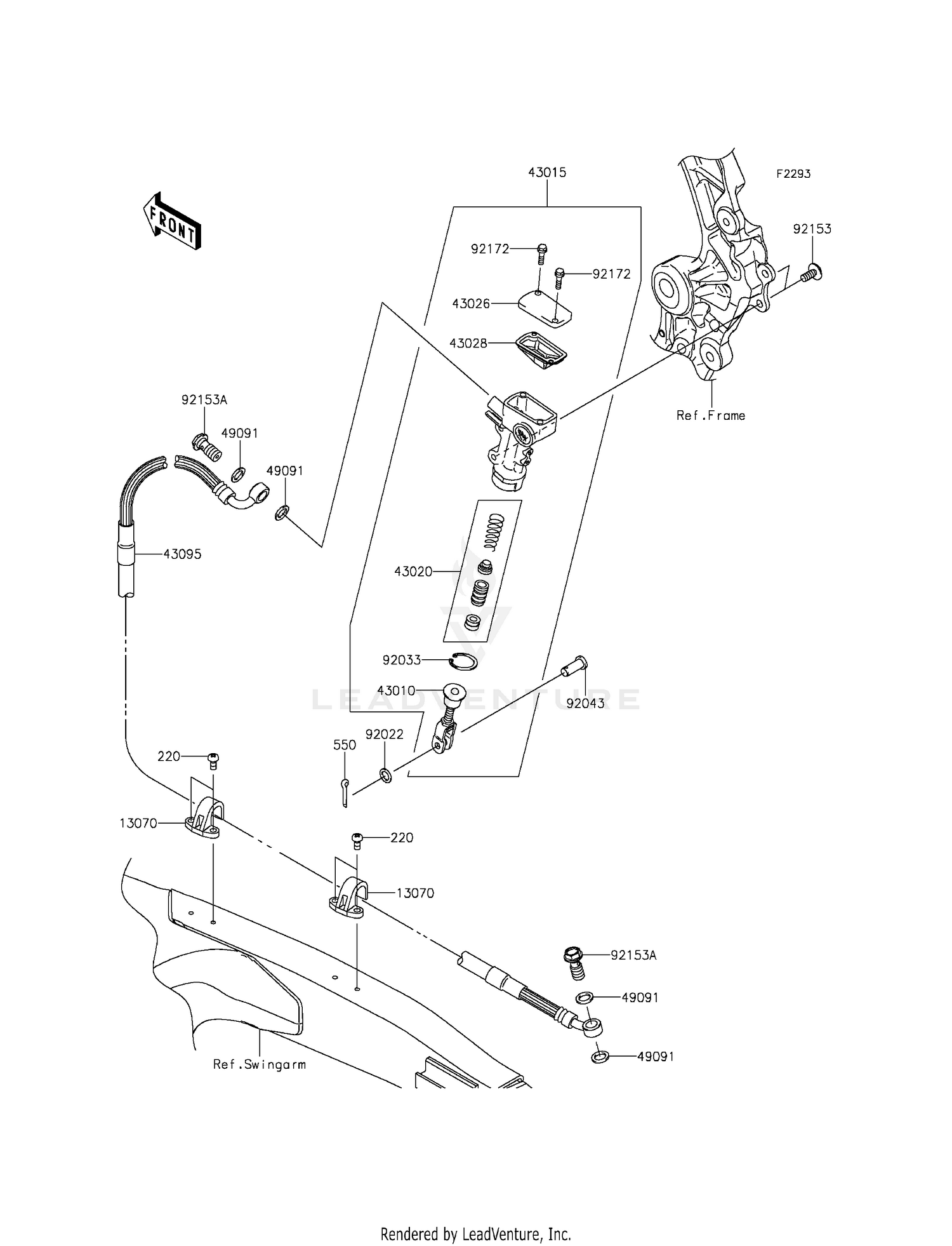 REAR MASTER CYLINDER