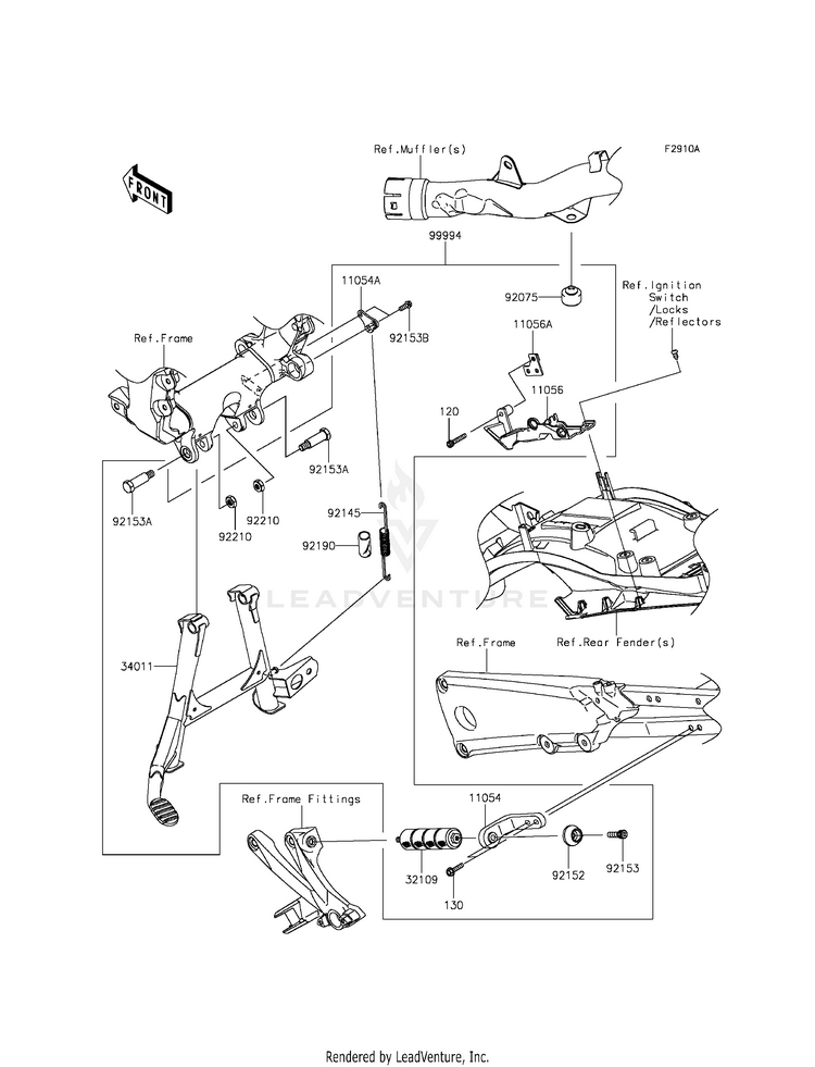 Accessory (Centerstand) Schematic