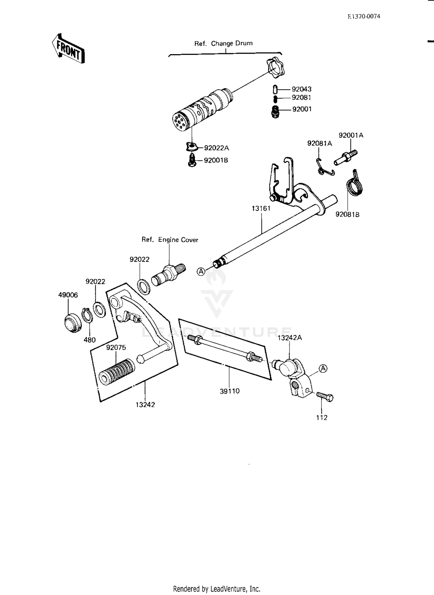 GEAR CHANGE MECHANISM