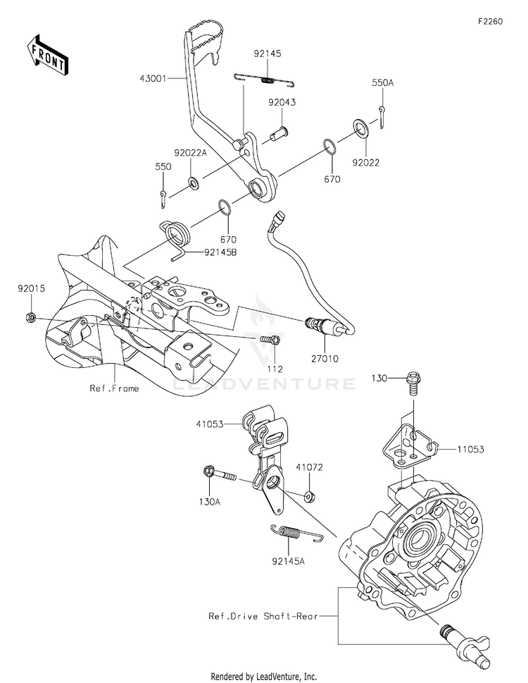 Brake Pedal Schematic