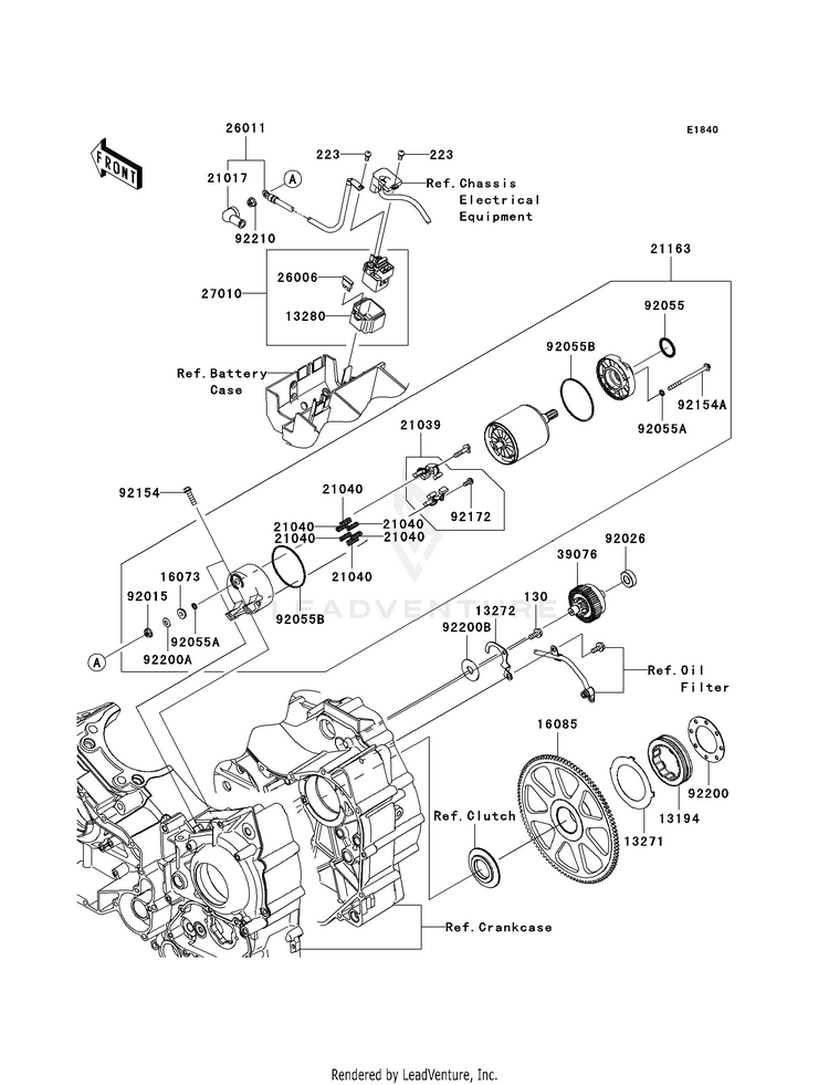 Starter Motor Schematic