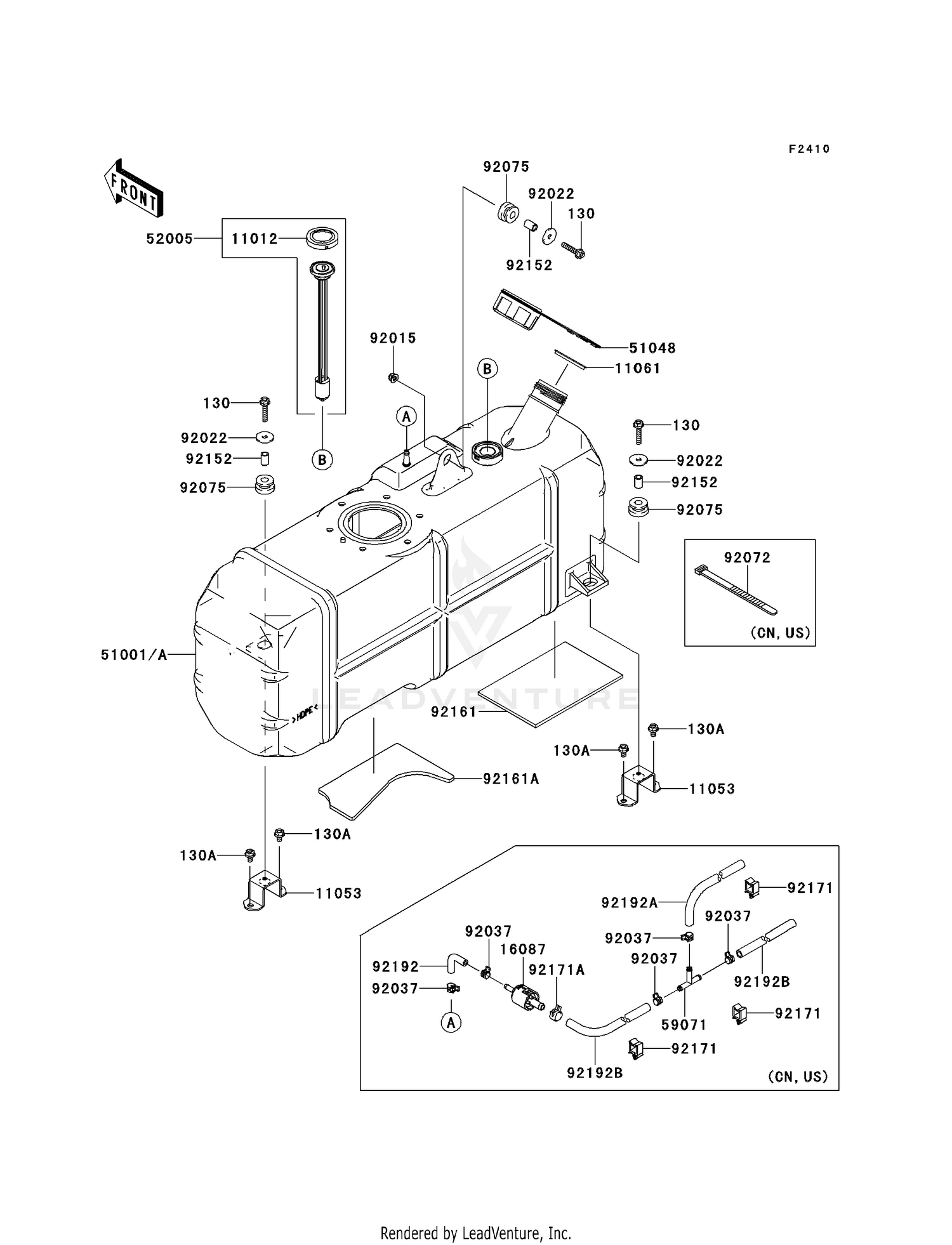 FUEL TANK (M9F/MAF)