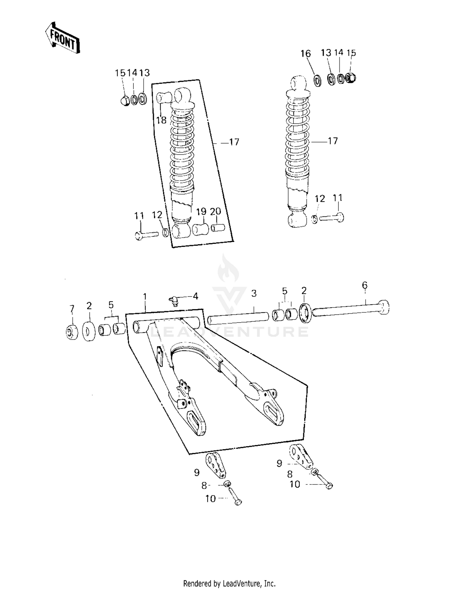 SWING ARM/SHOCK ABSORBERS