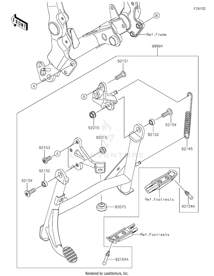 Accessory(Center Stand) Schematic