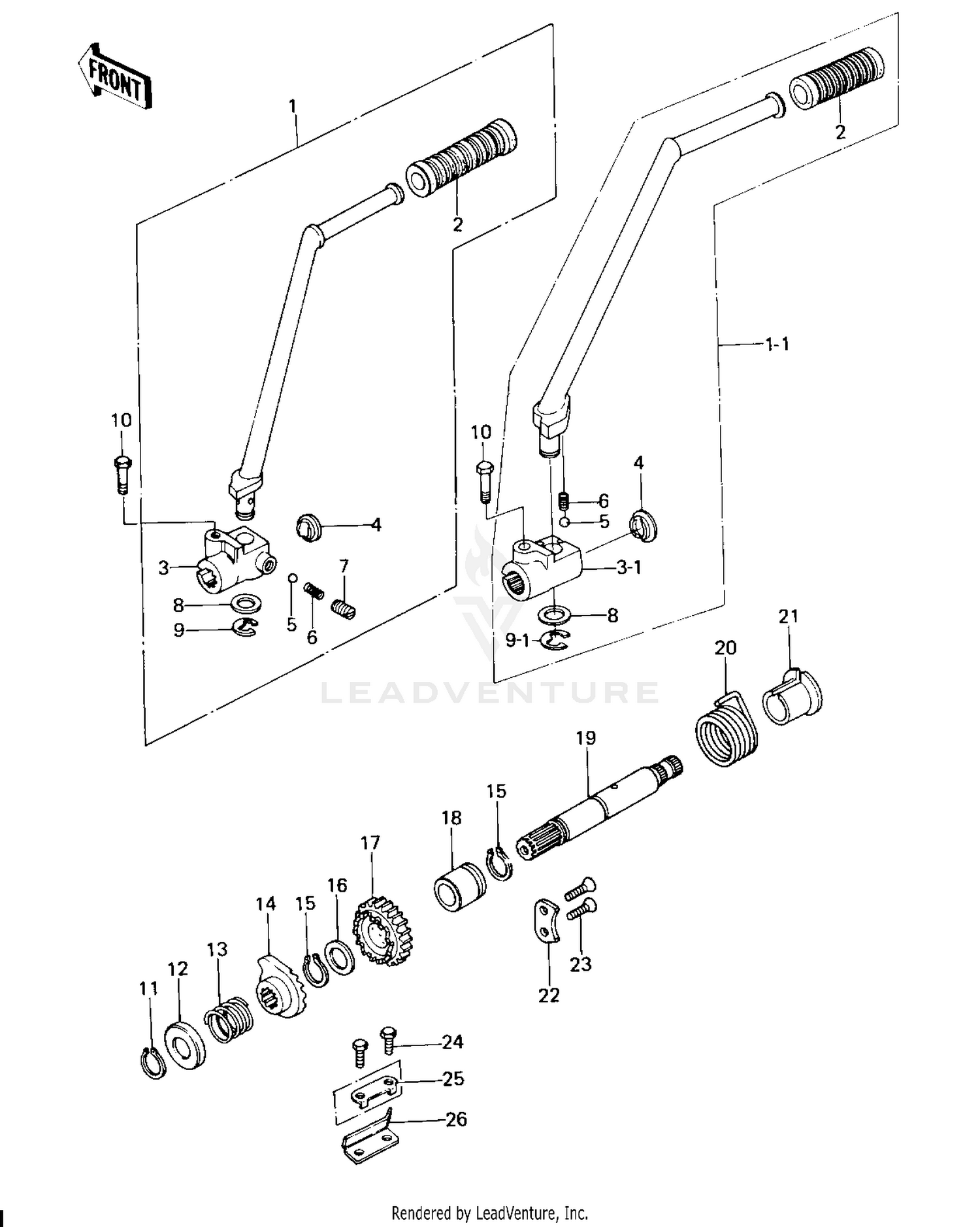 KICKSTARTER MECHANISM