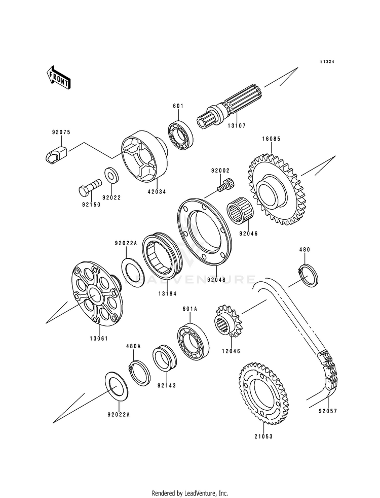 Generator Shaft Schematic