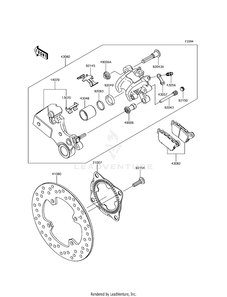 Rear Brake Schematic