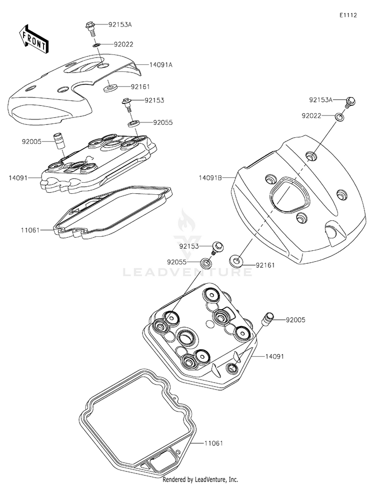 Cylinder Head Cover Schematic