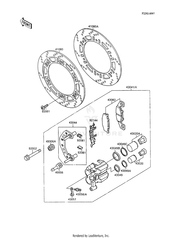 Front Brake Schematic