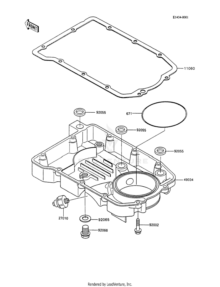 Oil Pan Schematic