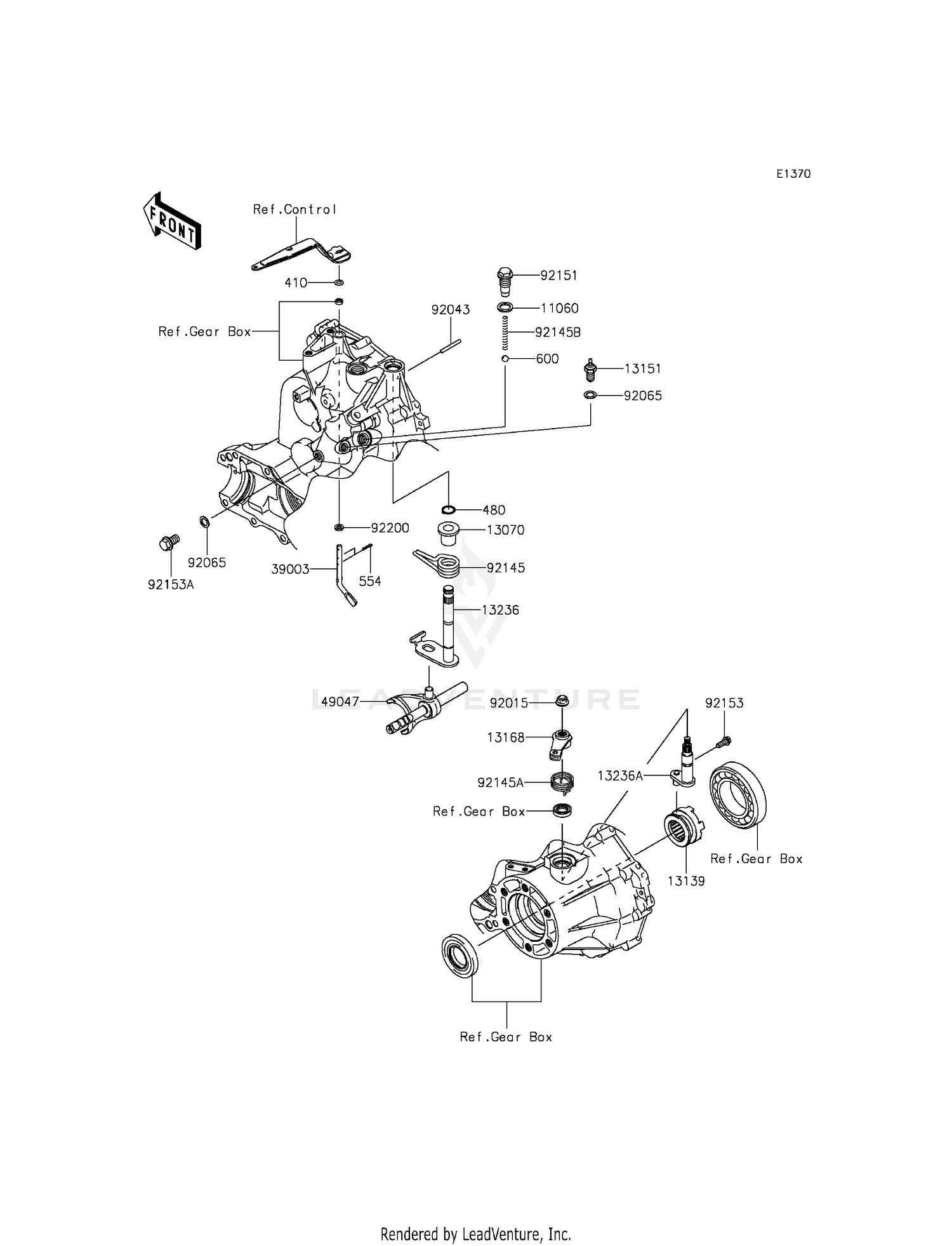 GEAR CHANGE MECHANISM