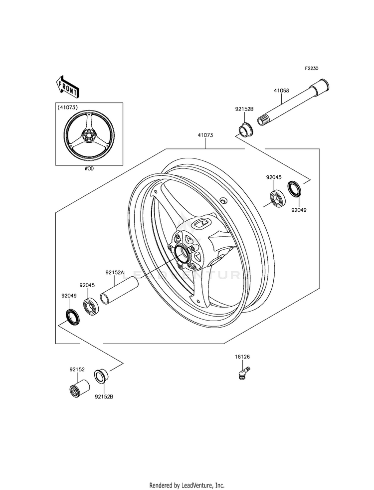 Front Wheel Schematic