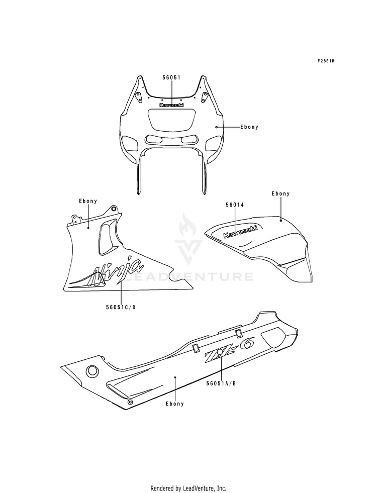 Decals (Ebony)(Zx600-E2) Schematic