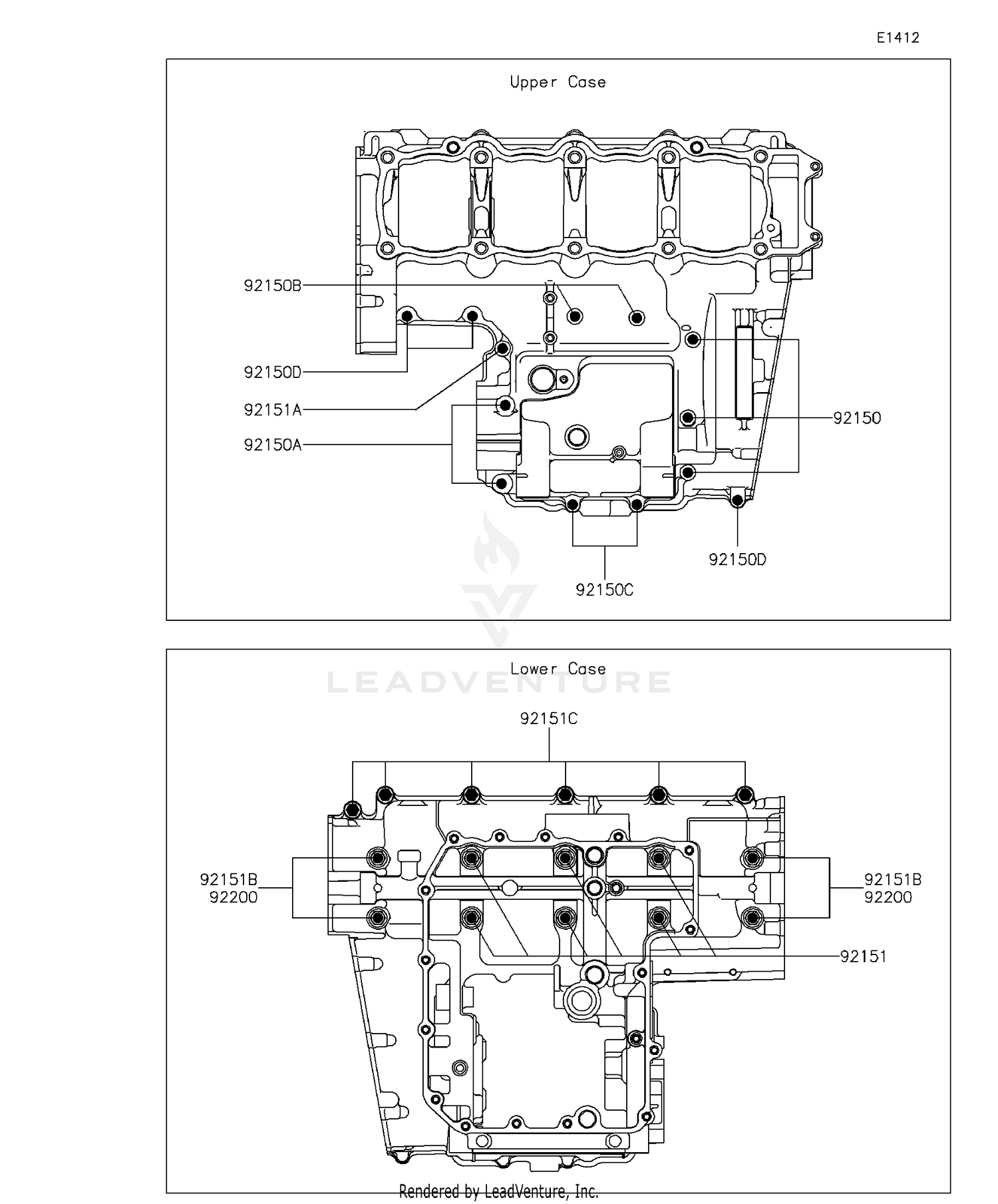 Crankcase Bolt Pattern