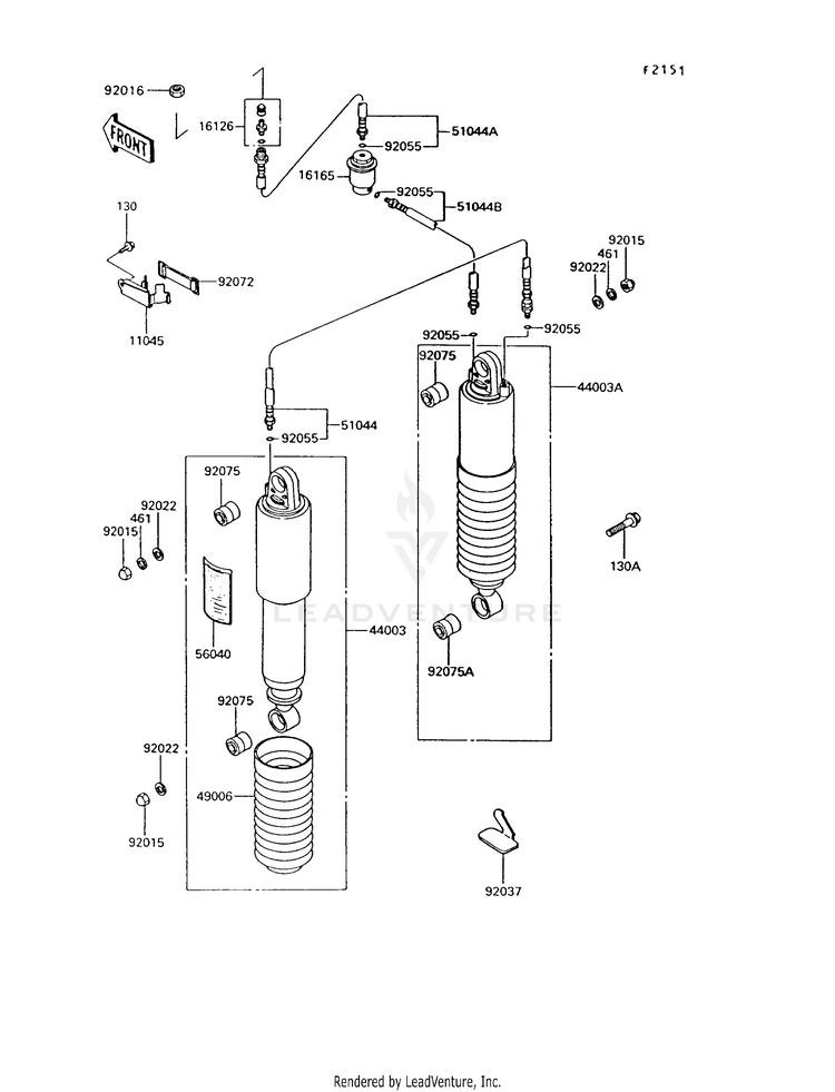Suspension/Shock Absorber Schematic
