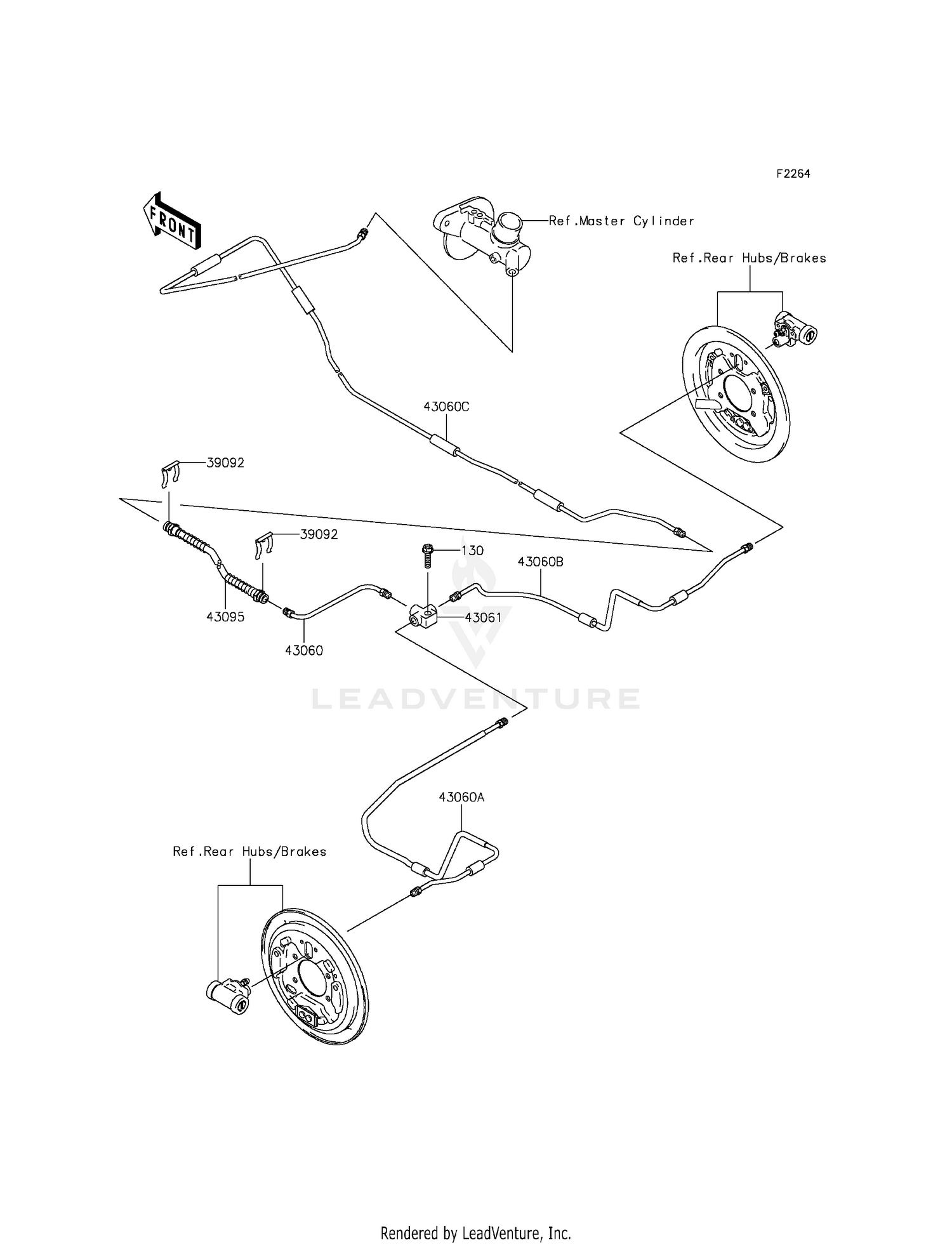 REAR BRAKE PIPING