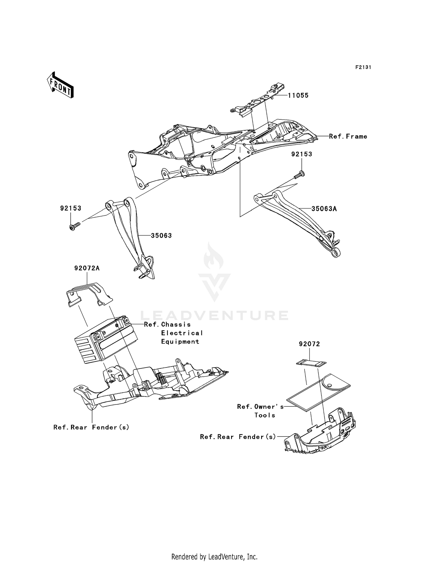 FRAME FITTINGS (REAR)