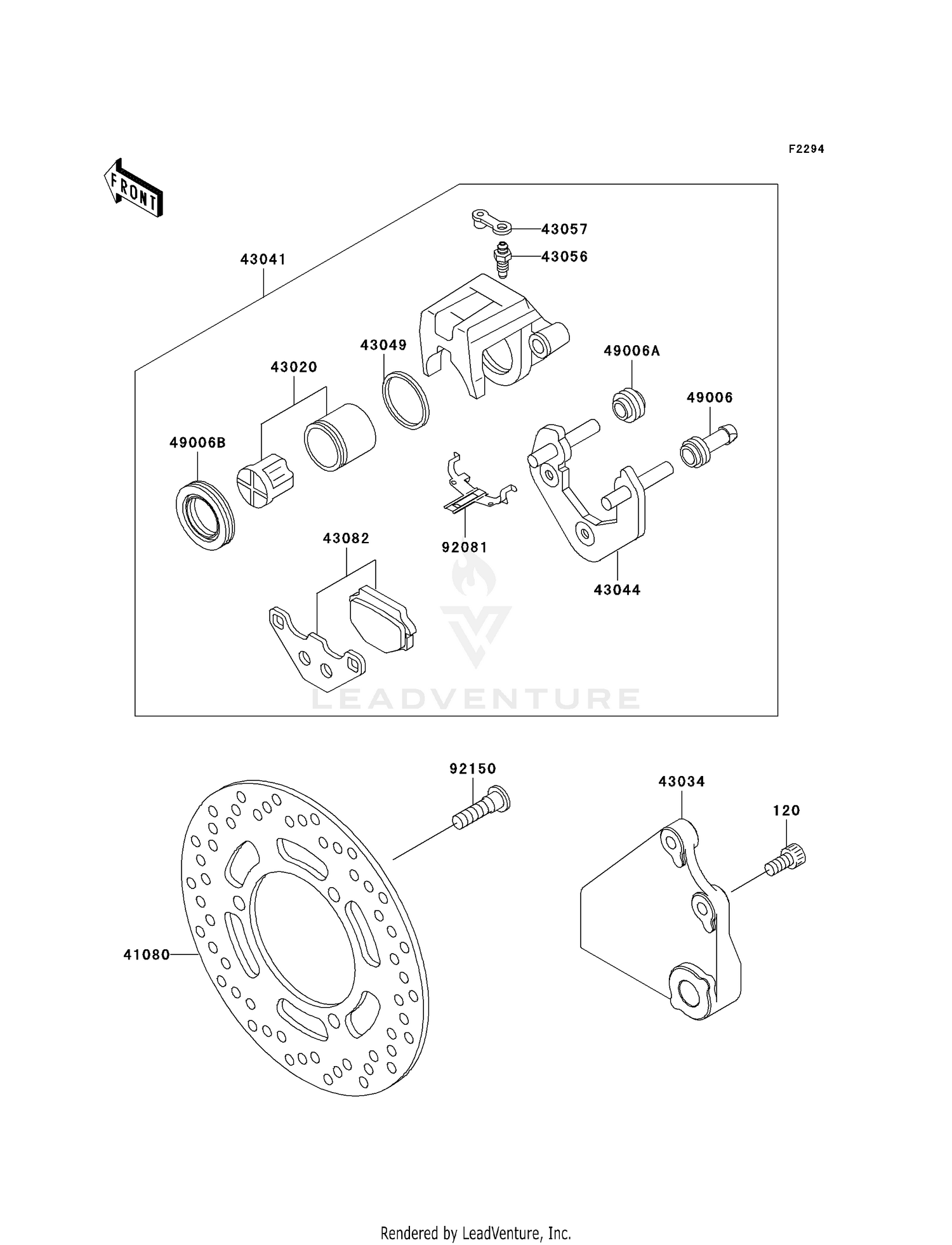 REAR BRAKE (D10)