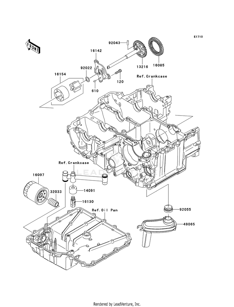Oil Pump/Oil Filter Schematic