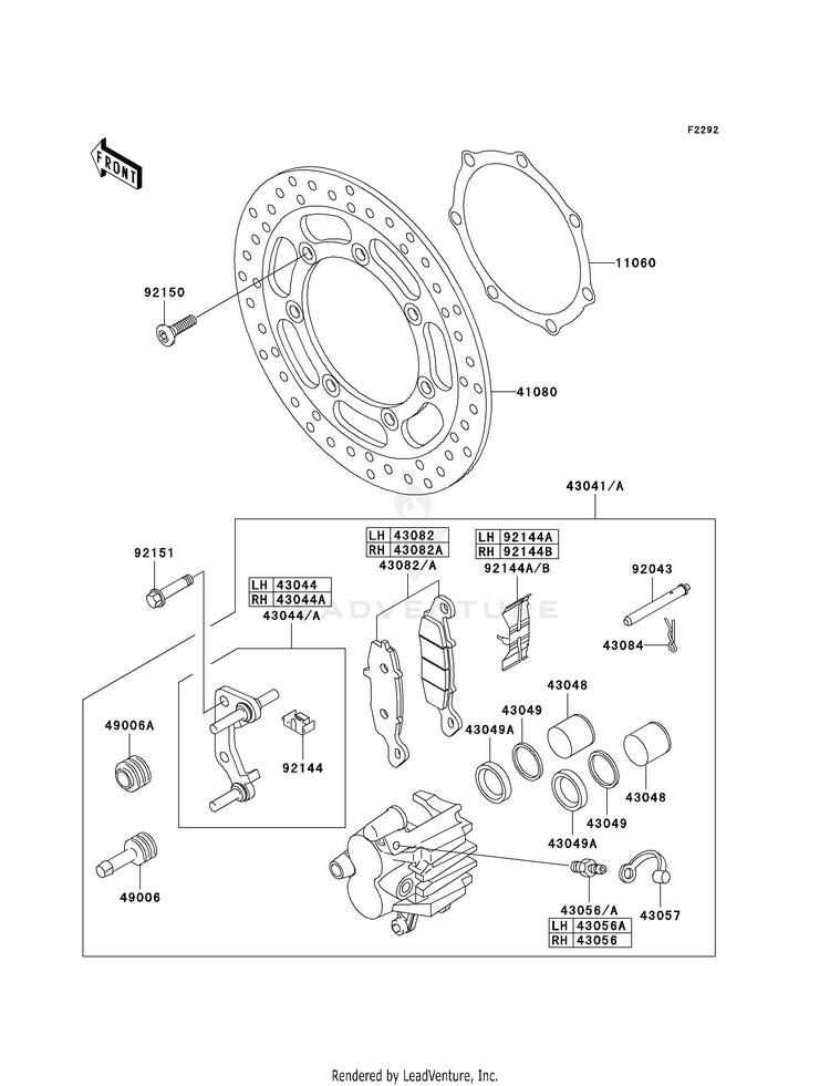 Front Brake Schematic