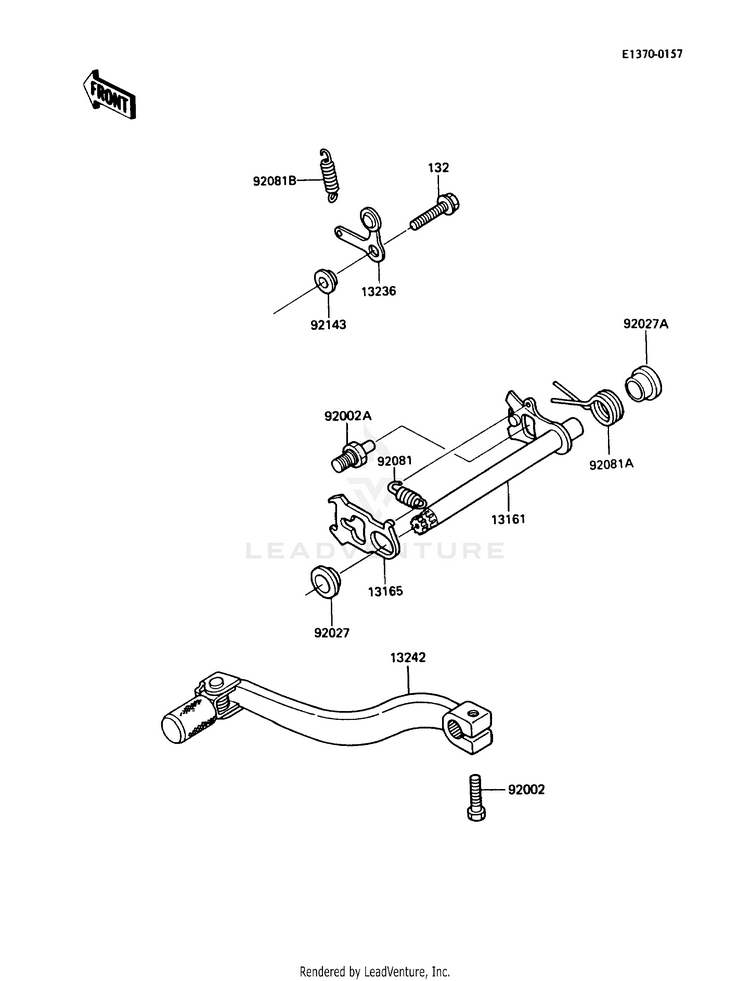 Gear Change Mechanism Schematic
