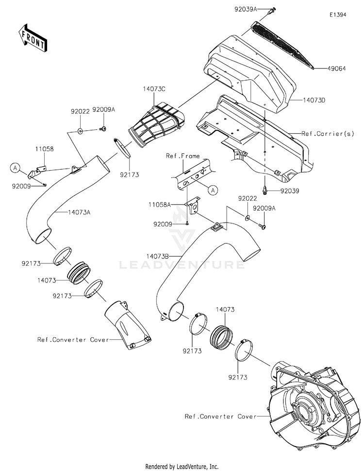 Air Cleaner-Belt Converter Schematic