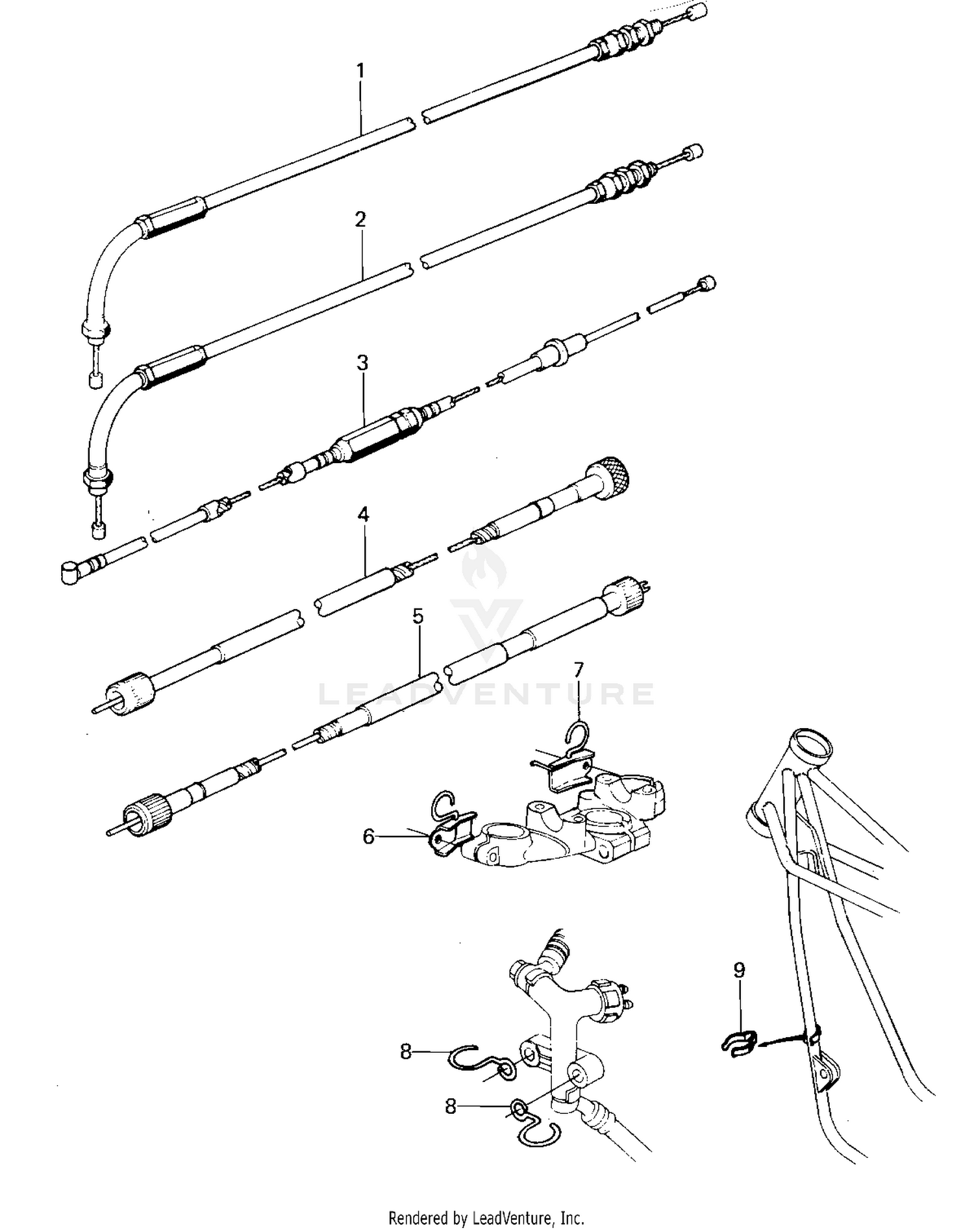 CABLES ('77-'78 A1/A2/A2A)