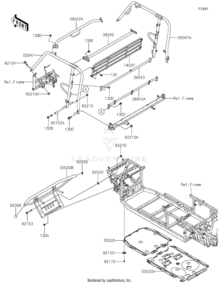 Guards/Cab Frame Schematic