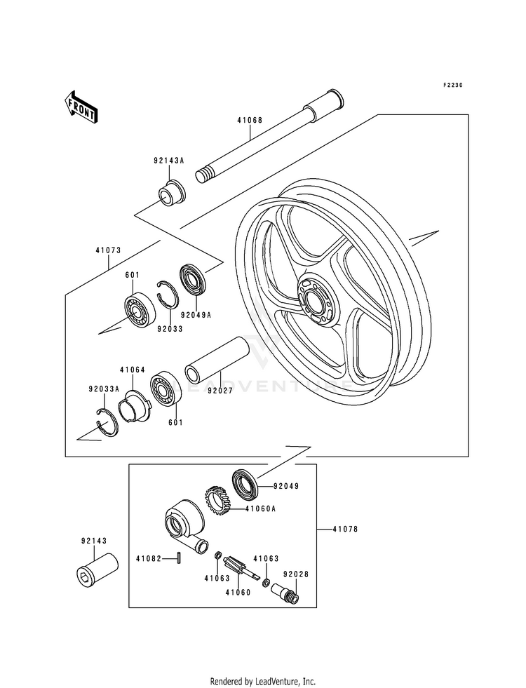 Front Wheel Schematic