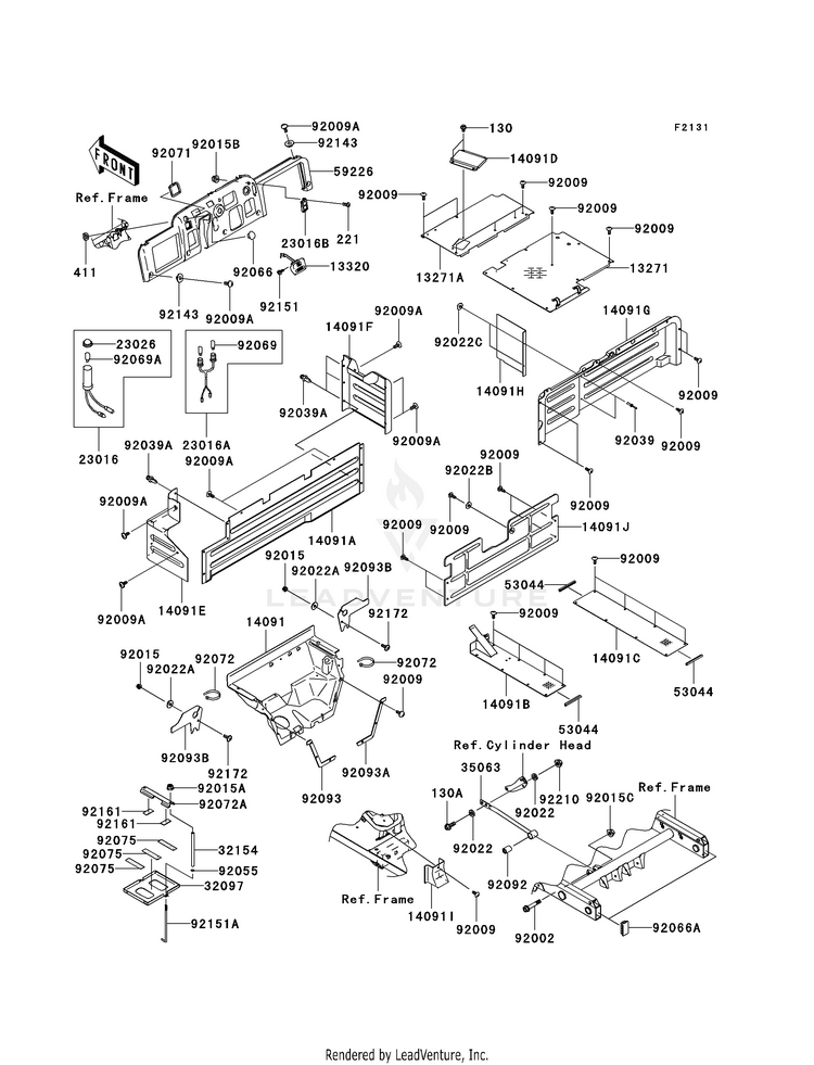 Frame Fittings Schematic