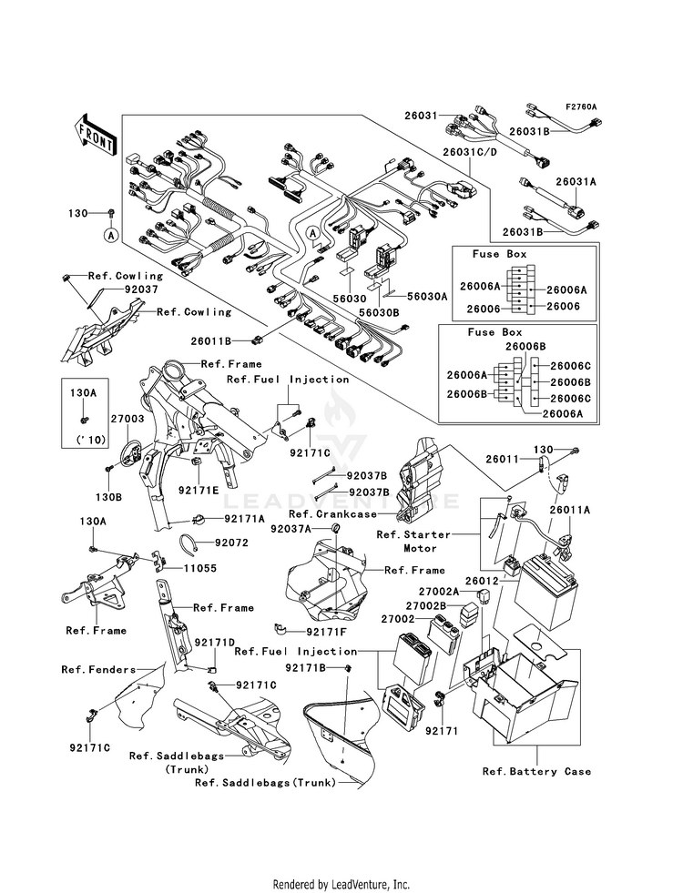 Chassis Electrical Equipment (Baf/Bbf) Schematic