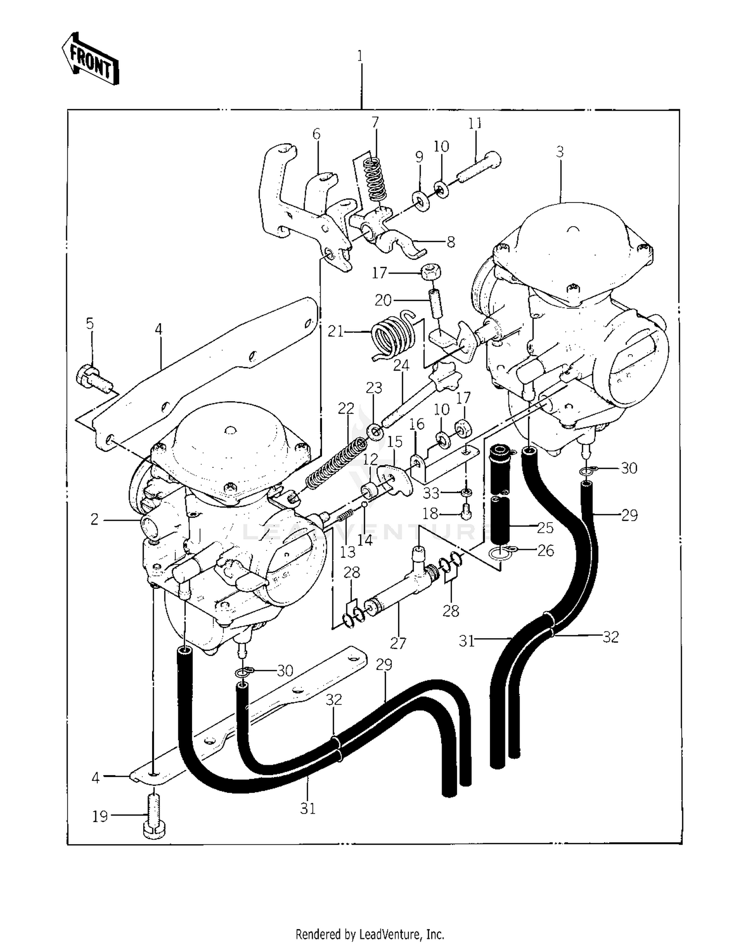CARBURETOR ASSY (KZ400-A2)