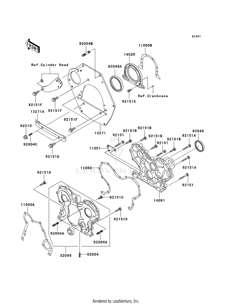 Engine Cover(S) Schematic