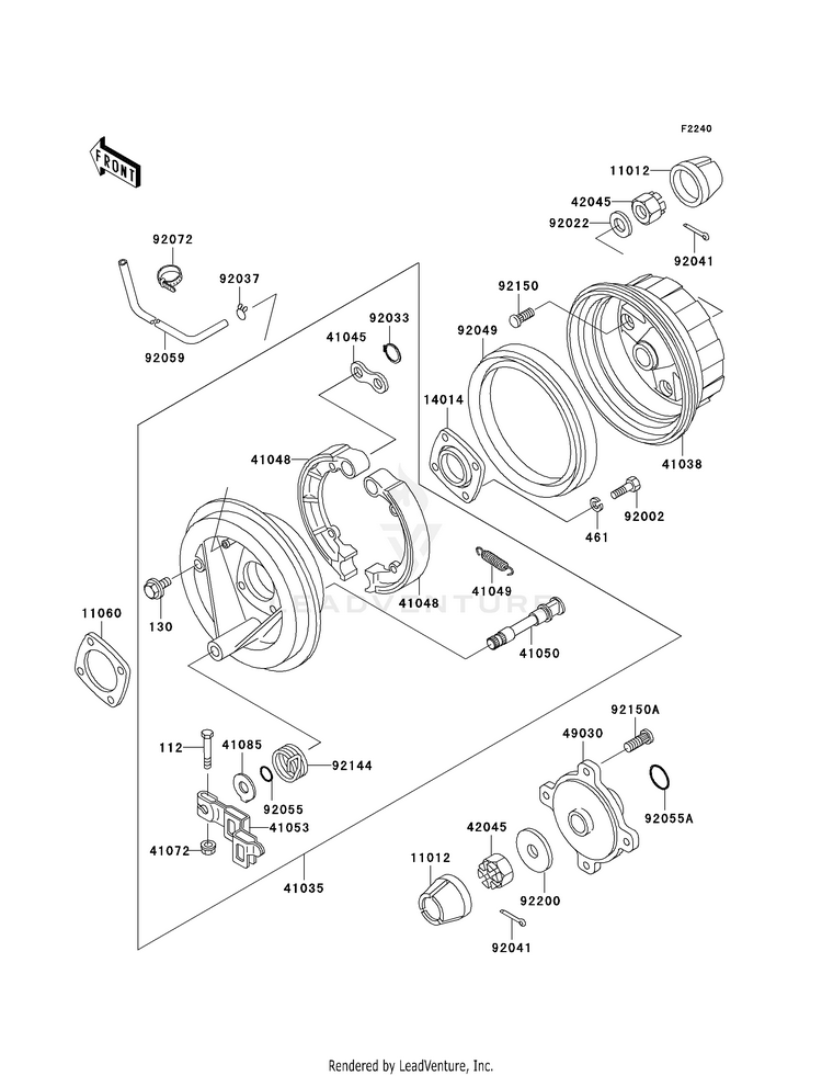 Rear Hub Schematic