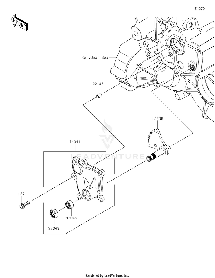 Gear Change Mechanism Schematic