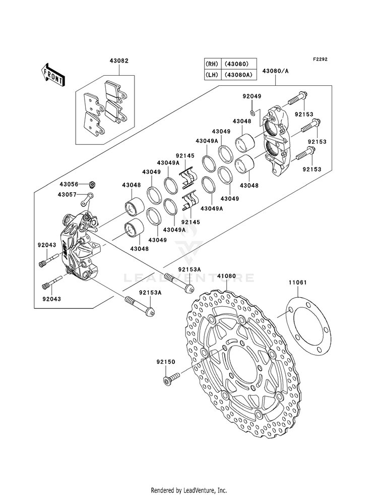 Front Brake Schematic