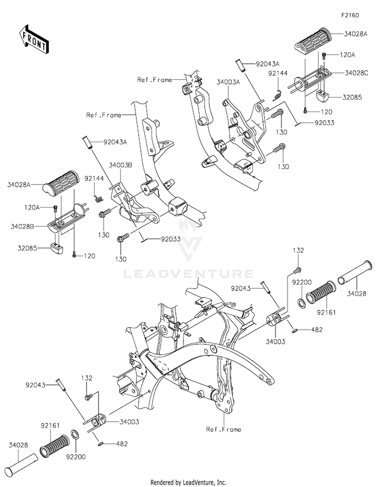 Footrests Schematic