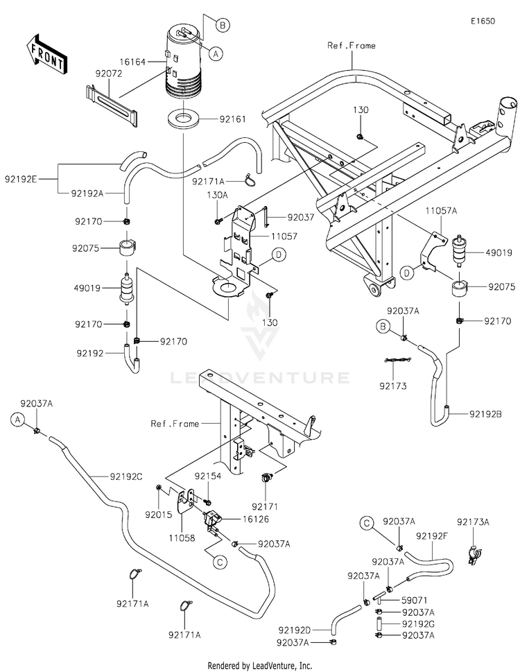 Fuel Evaporative System(Ca) Schematic