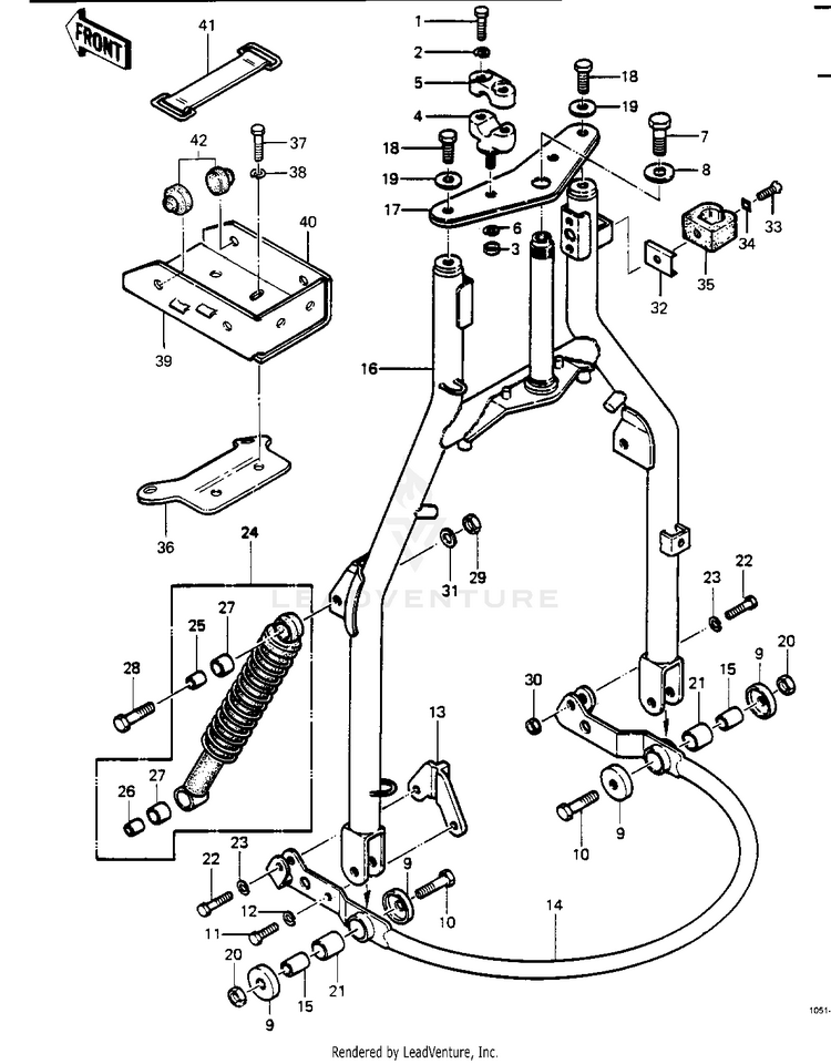 Front Fork Schematic