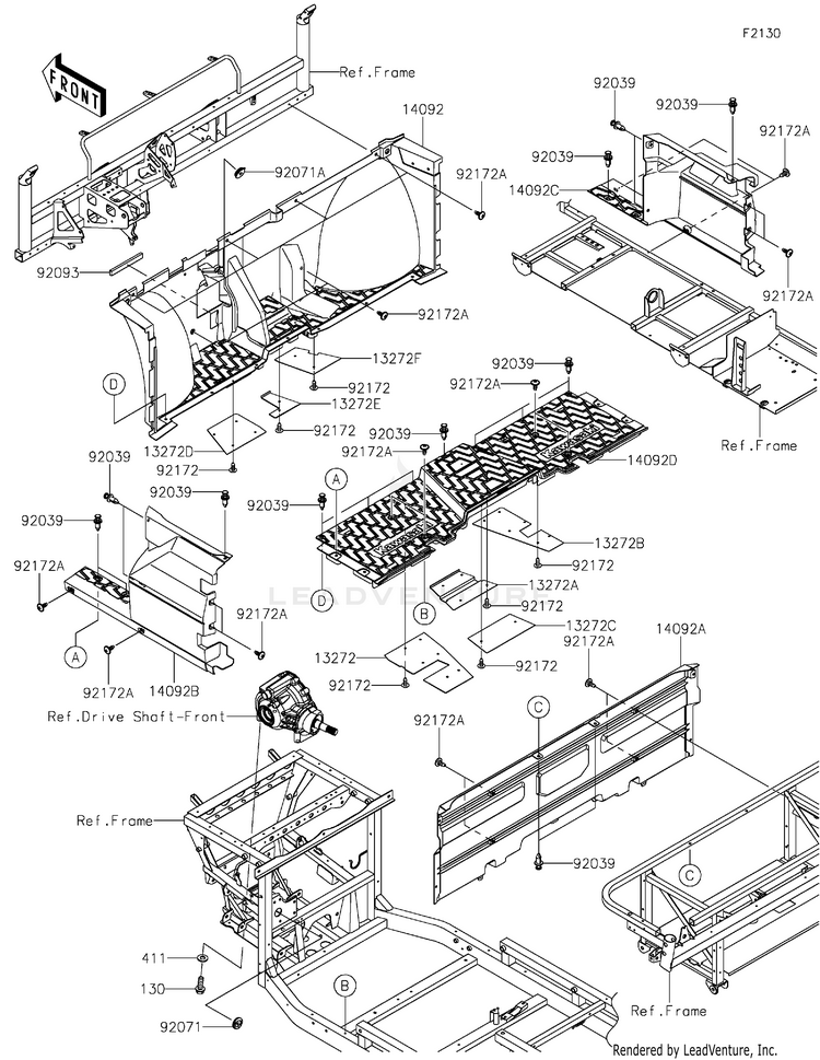 Frame Fittings(Front) Schematic