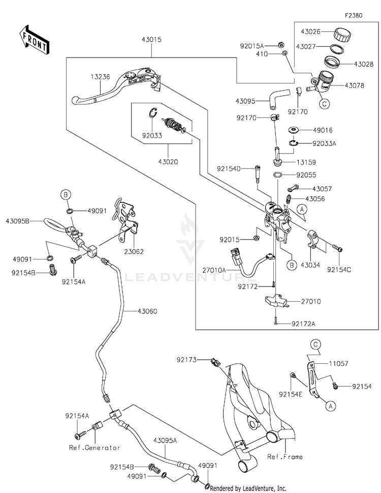 Clutch Master Cylinder Schematic