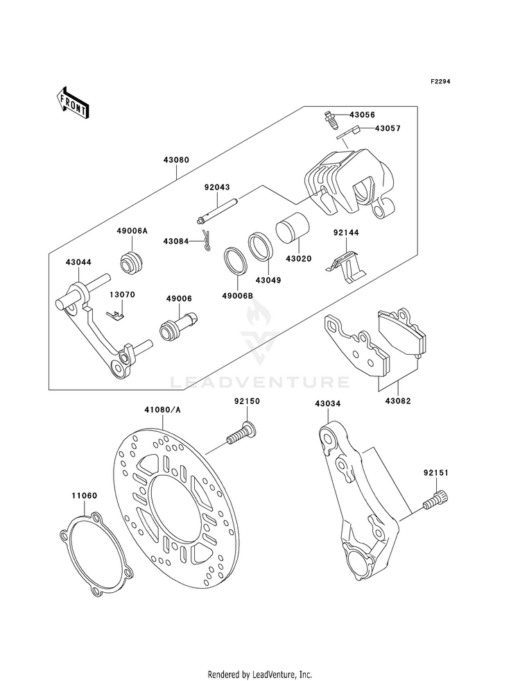 Rear Brake Schematic