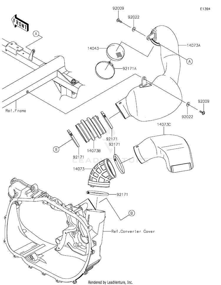 Air Cleaner-Belt Converter Schematic