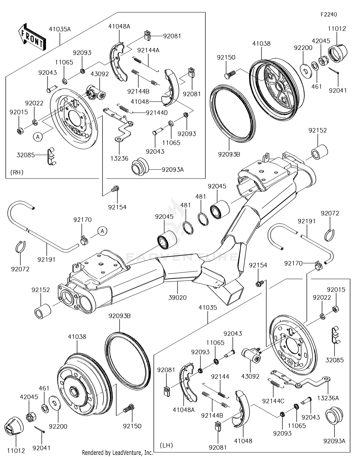 Rear Hubs/Brakes