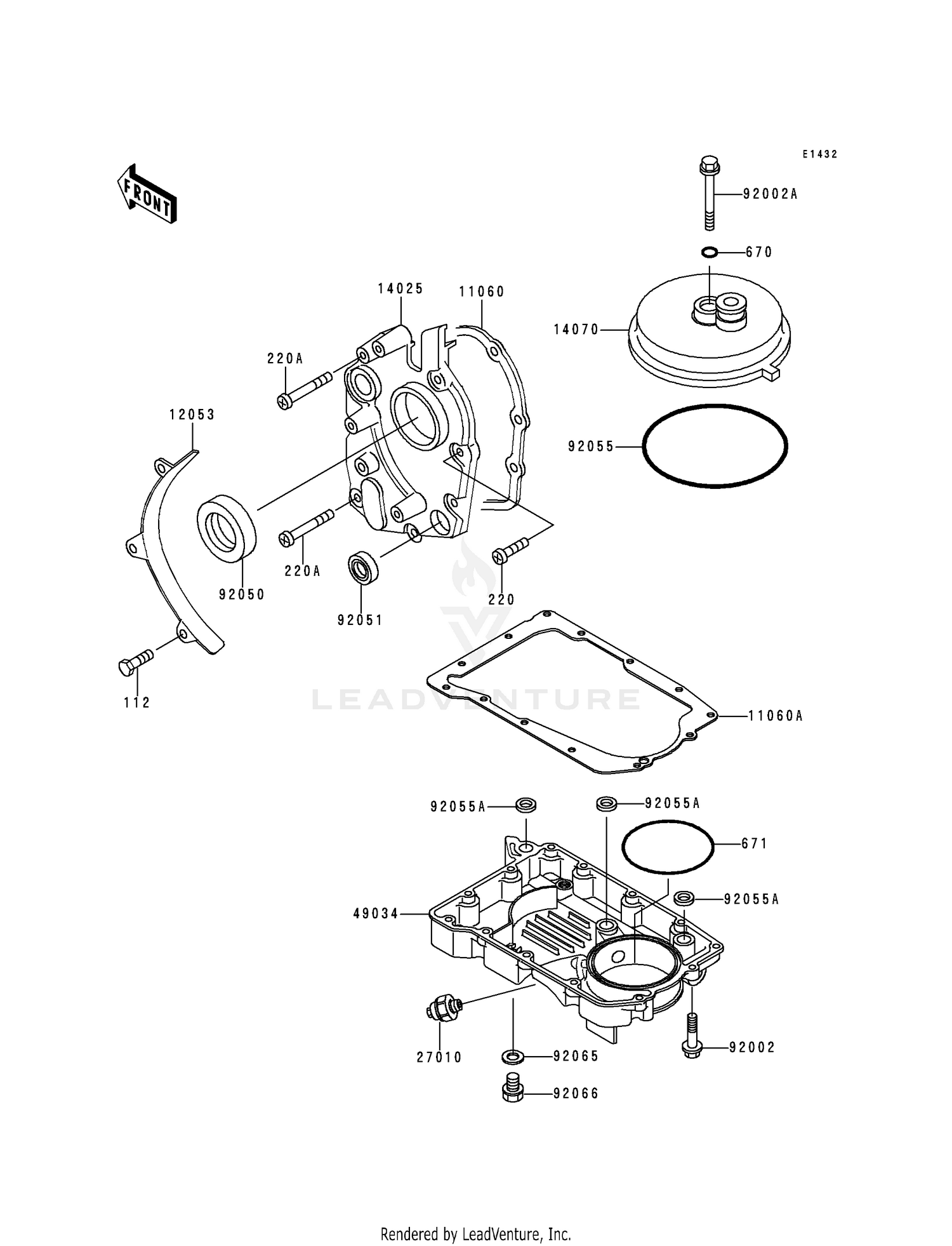 BREATHER BODY/OIL PAN