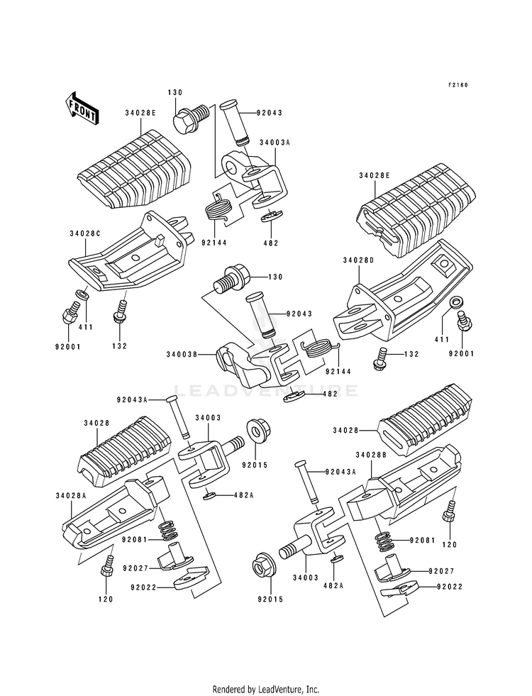Footrests Schematic