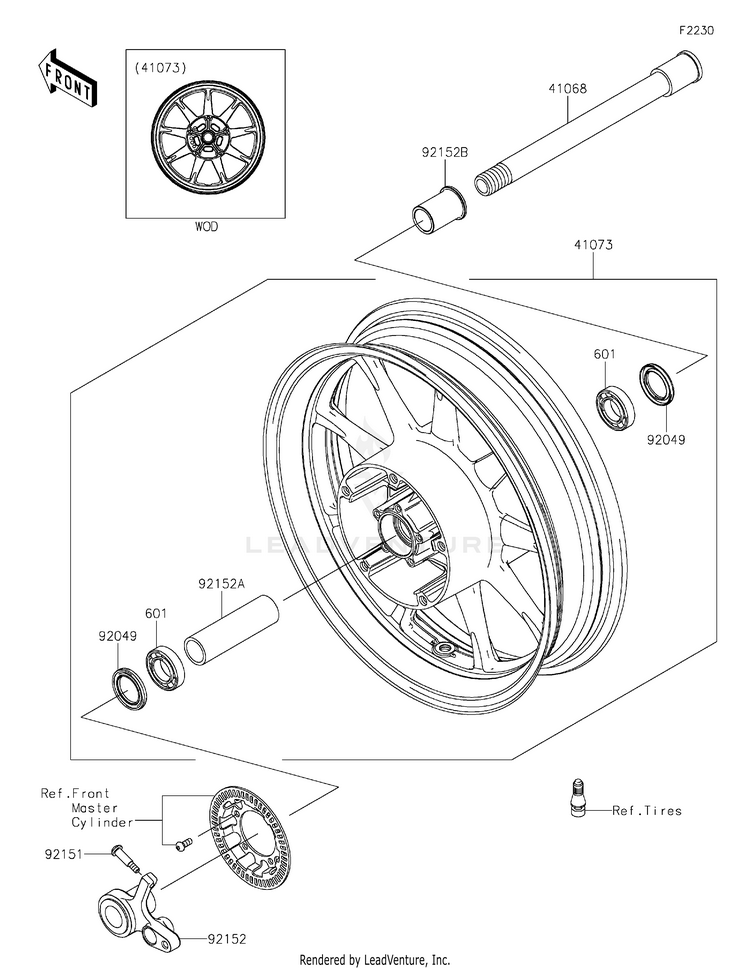 Front Wheel Schematic